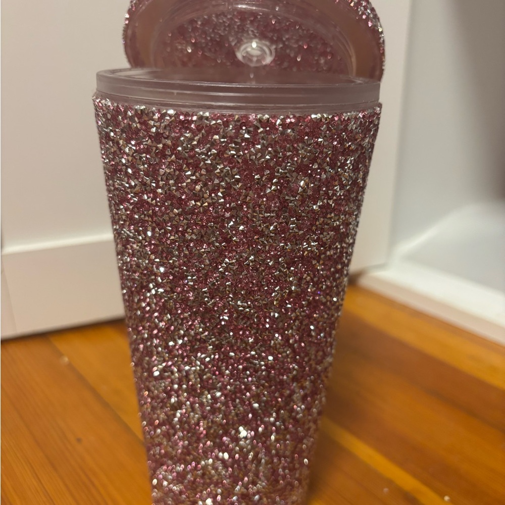 Glittery Pink Tumbler